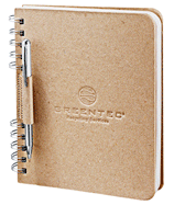 Cardboard eco journal book